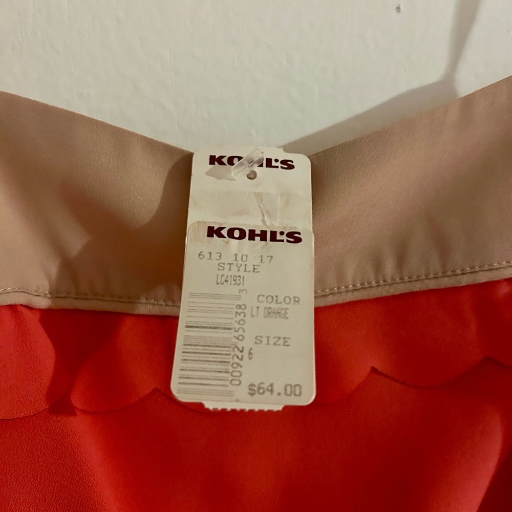 LC Lauren Conrad Orange Spaghetti Strap Sundress - Picture 6 of 6